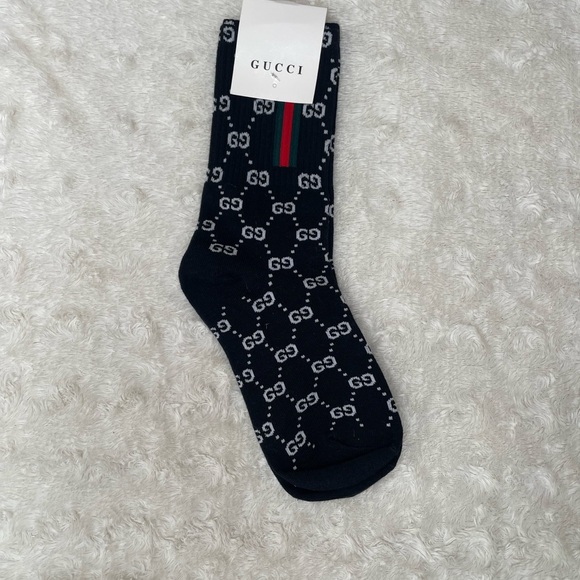 Gucci Other - Gucci Black and White Patterned Men's Socks